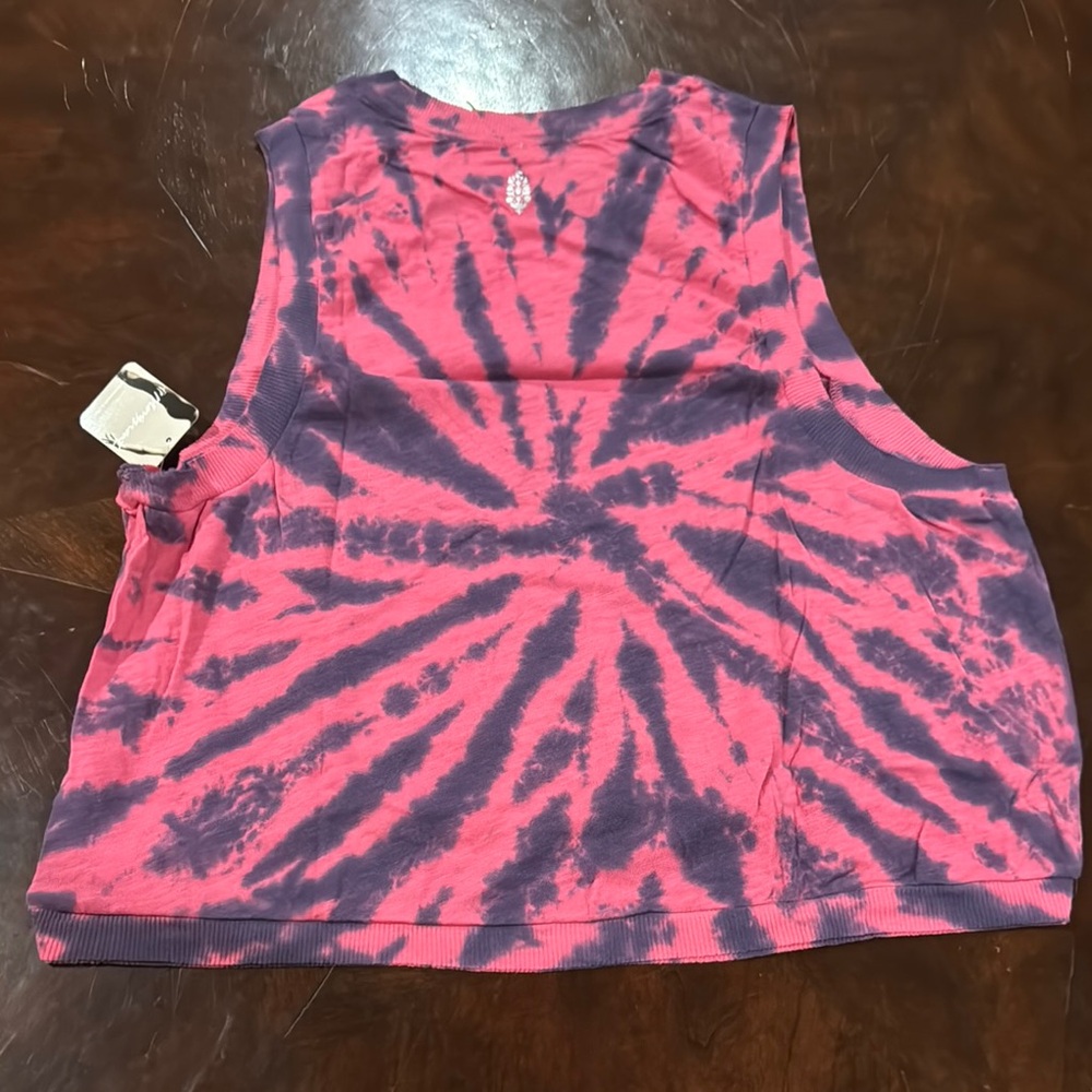Free People Love Tank Tie Dye Birds Of Paradise Combo - Picture 7 of 7